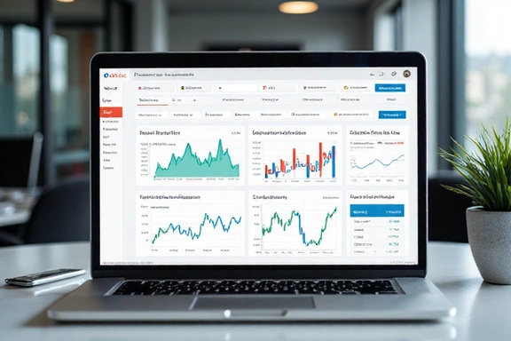 Finanzmarktanalysen und Diagramme